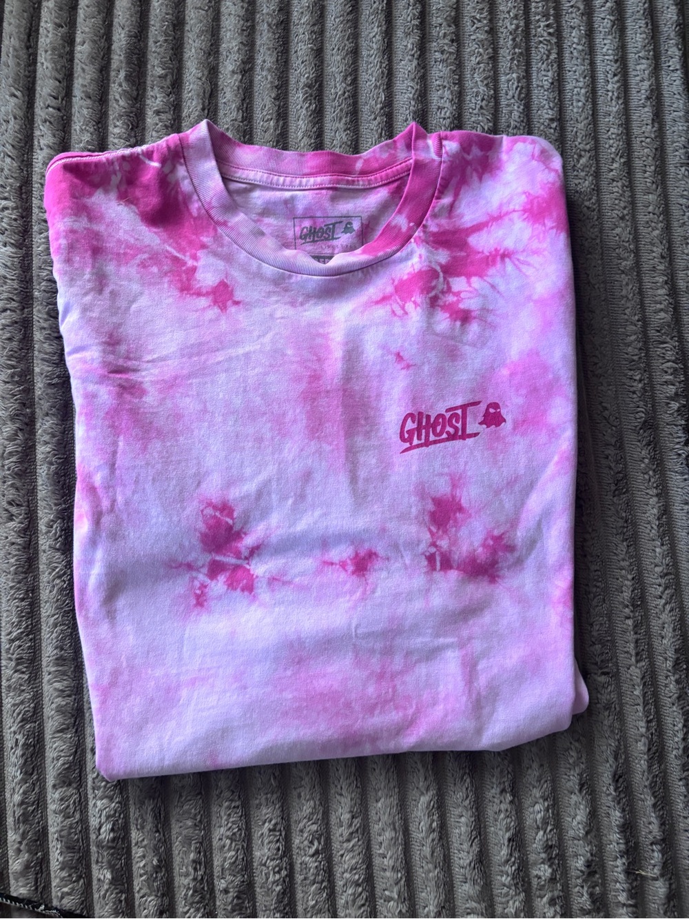 GHOST Lifestyle X Bubblelicious Pink Tie-Dye Long Sleeve Tee - Picture 5 of 5